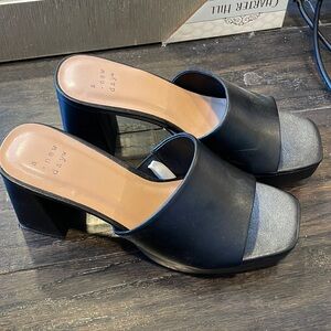 A new day brand block heel sandals